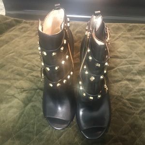 Leather boots, by Michael Kors (4 inch heels)
